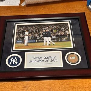 Yankee Stadium Commemorative Mariano Rivera Final Game Field Dirt